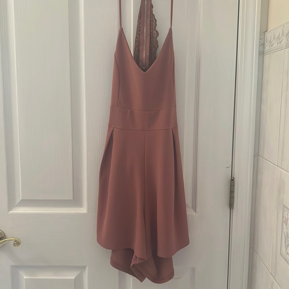 Open Back Halter Dress
